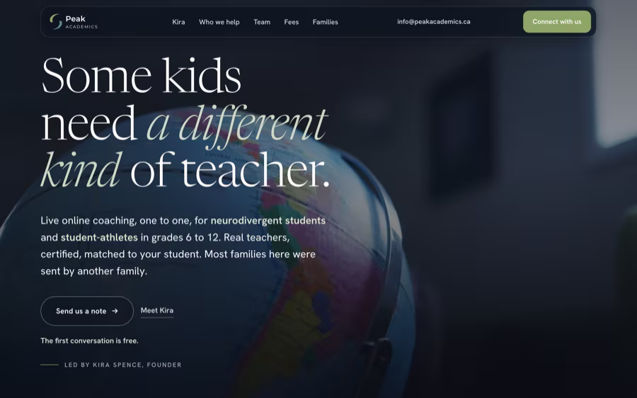 Live online coaching for neurodivergent students and student-athletes, grades 6 to 12